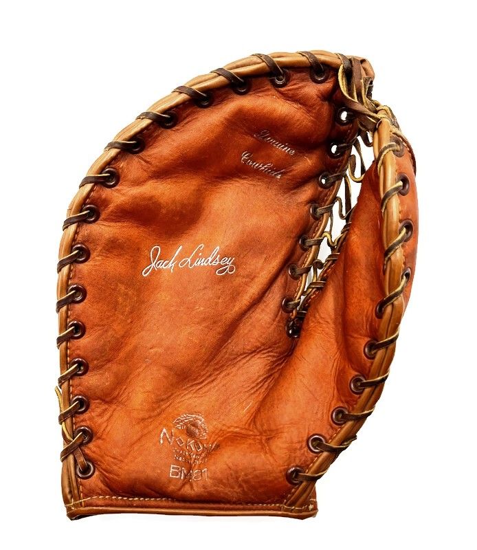 1940’s Jack Lindsey First Basemens Mitt made by Nokona – UNUSED