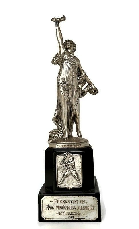 Impressive 1920-30’s Rawlings Baseball Trophy - 14+ Inches Tall
