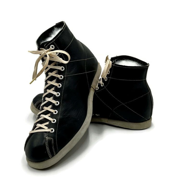 Outstanding 1920 - 1930’s Vintage Leather Basketball Shoes