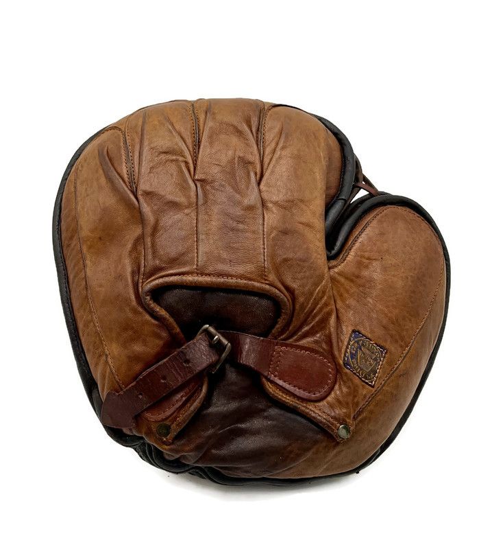 Turn of the Century Flat Top Catcher’s Mitt by Tryon – RARE