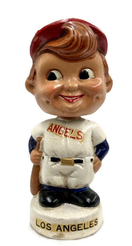 1960’s Los Angeles Angels Miniature Bobble Head Doll