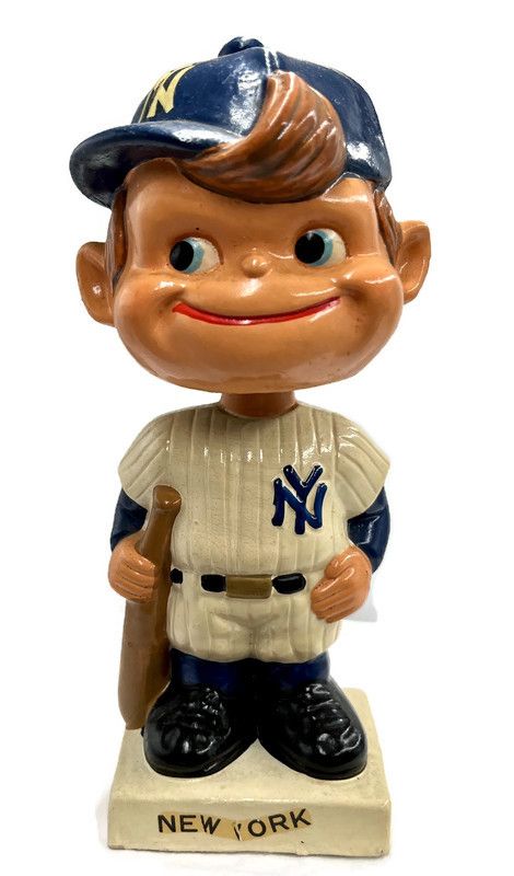 1960’s New York Yankees White Base Bobble Head Doll