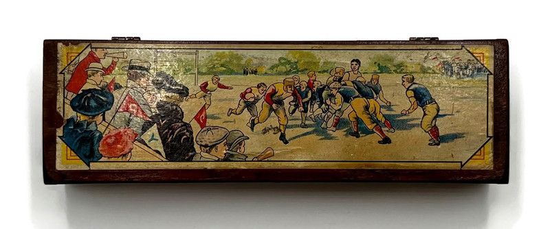 Turn of the Century Yale – Cornell Football Pencil Box