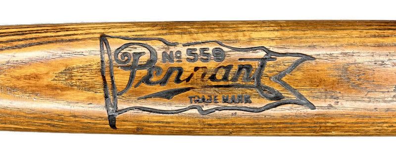 Rare Circa. 1905 Pennant Brand Mushroom Style Bulbous Knob Bat