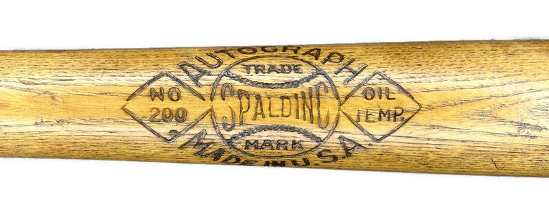 1920’s Spalding Model 200 Series F. Glenn Wright Baseball Bat