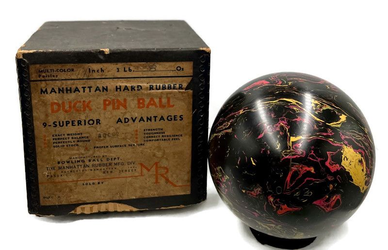 1950’s Manhattan Duck Pin Ball MINT in the Original Box