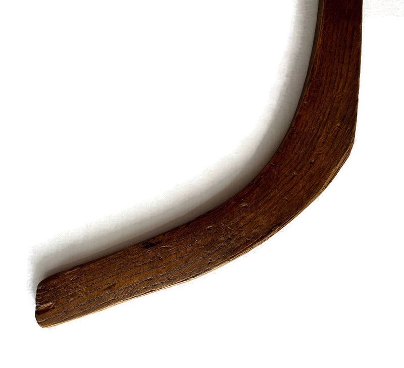 19th Century One Piece Wooden Hockey Stick