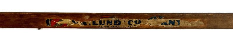 1910-1920’s Lund CHALLENGER One Piece Hockey Stick