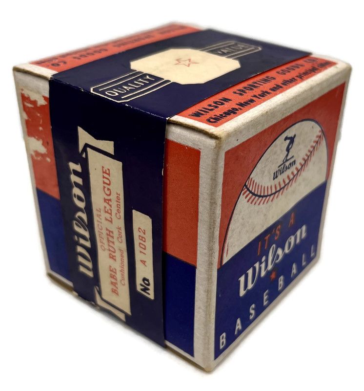 MINT 1940’s Official Babe Ruth League Baseball in Box w/ Paper Seal