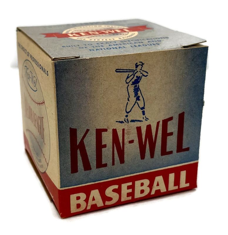 1930’s Vintage Ken-Wel Official Major League Baseball in Box