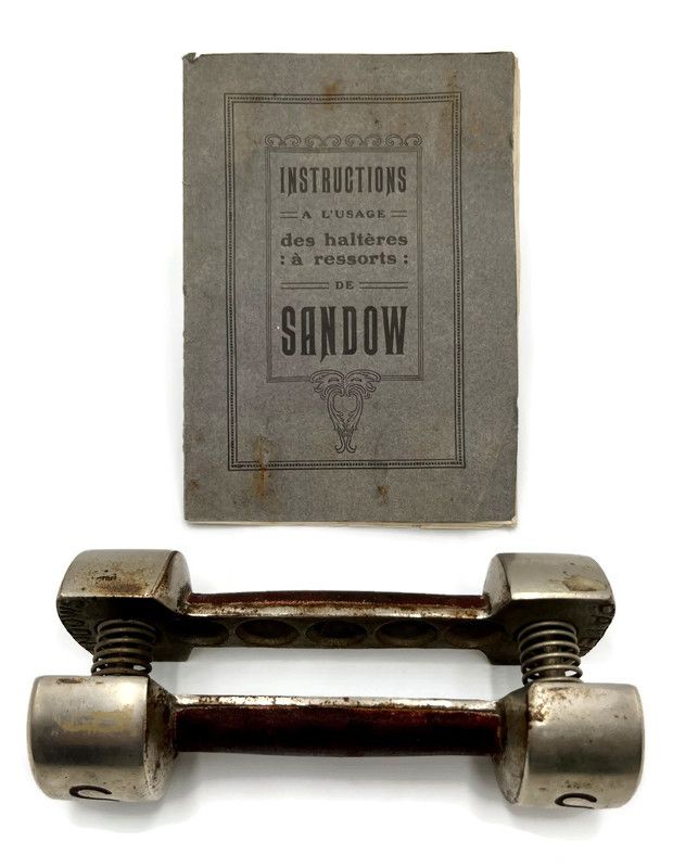 19th Century Sandow Exerciser with Instruction Booklet