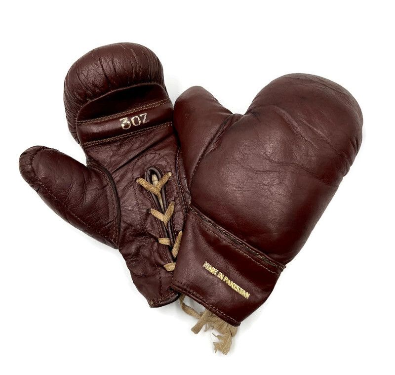 1930’s Vintage 3 Ounce Boxing Gloves Made in Pakistan