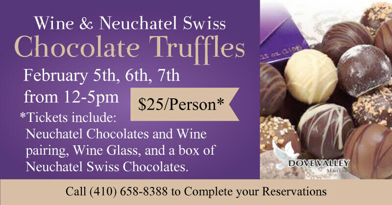 Feb.5th*Truffles Wine Pairing*4pm Feb.5th*Truffles Wine Pairing*4pm