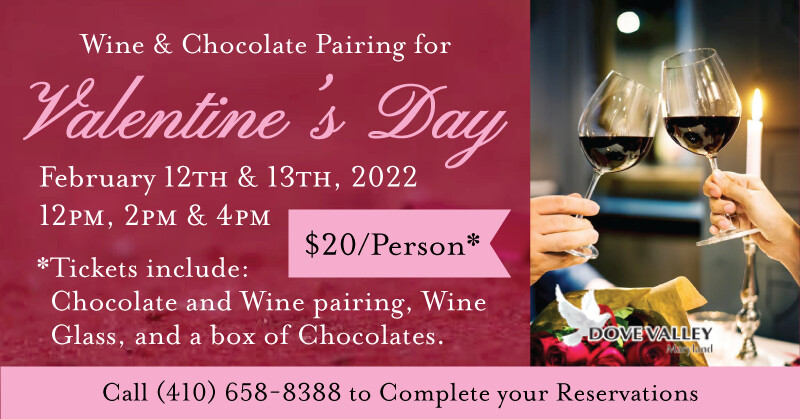 Chocolate&Wine Pairing *Feb.12th*12pm