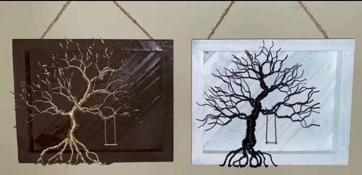 Twisted Wire Tree with Swing *Feb.6th*1pm