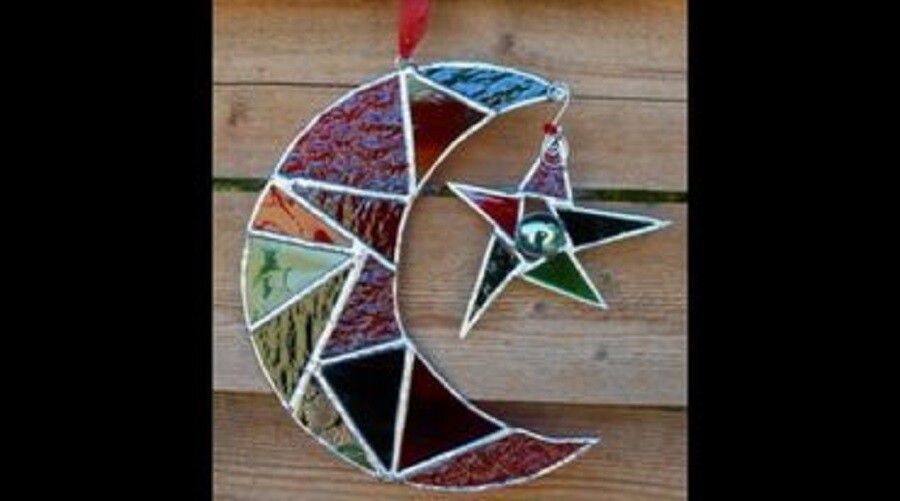 Moon and Star Stained Glass*June 11th*12pm