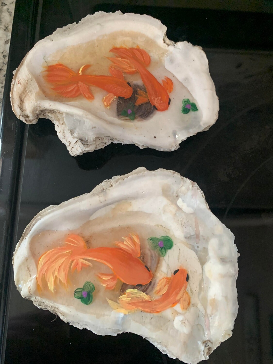 Painted Goldfish Oyster Shell Workshop* May 29th* 2pm