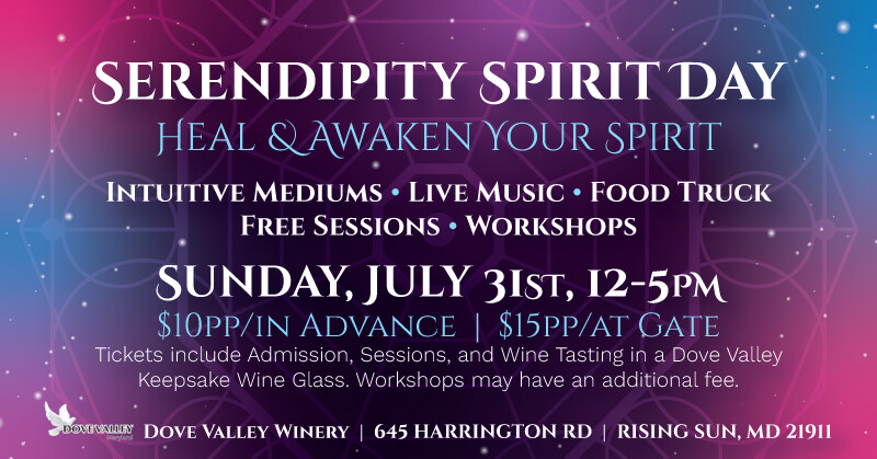 Serendipity Spirit Day*July 31st*12pm