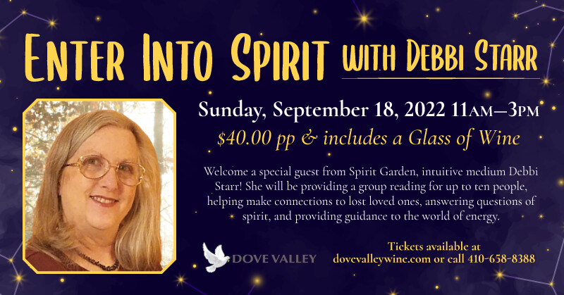 Enter into Spirit with Debbi Starr *September 18th*11am