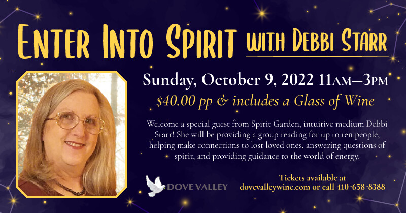 Enter into Spirit with Debbi Starr *October 9th*11am