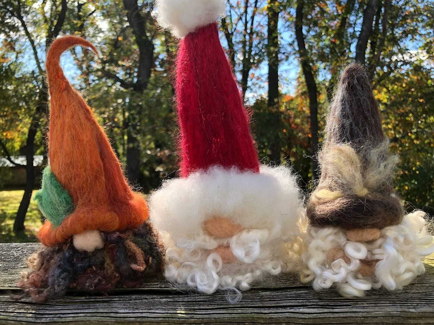 Needle Felting*Santa Or Woodland Gnome*Nov.13*1pm