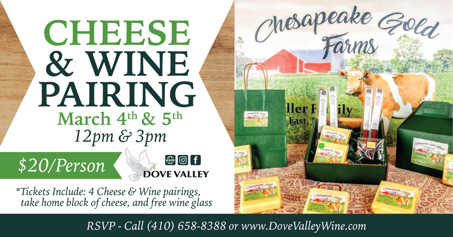 Cheese&WinePairing*March5th*12pm