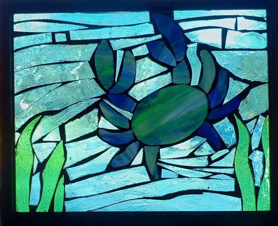 Blue Crab Glass Mosaic*June18th*12pm