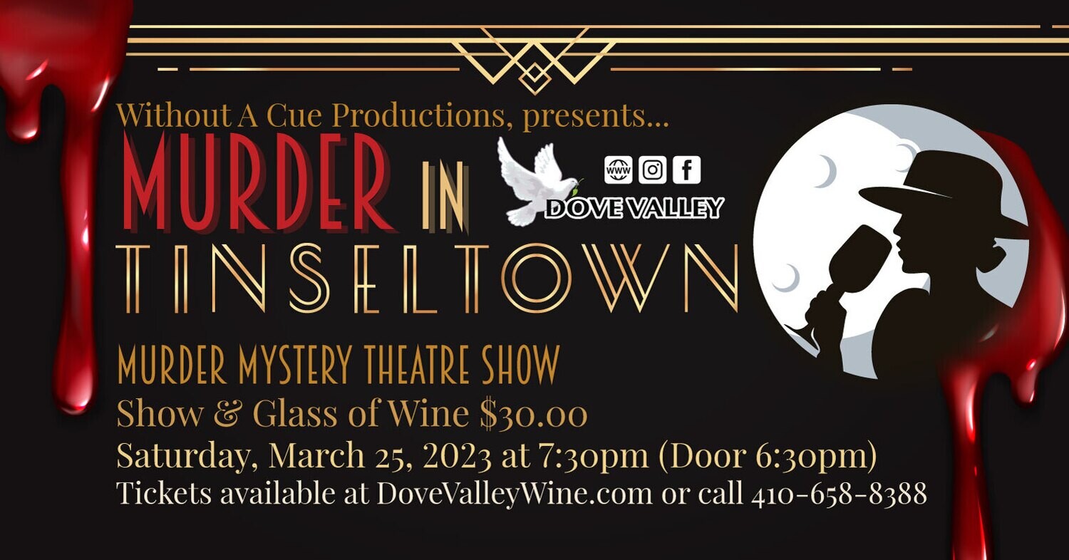 Murder In Tinseltown*March 25th*6:30pm
