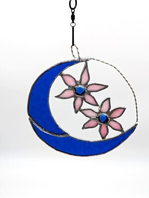 Moon & Flowers Stained Glass*April 15th*12pm