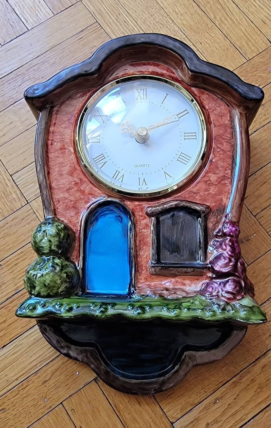 Alcohol Ink Cottage Shape Wall Clock*Feb.4th*12pm
