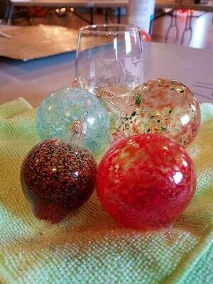 Christmas In July*Glass blown ornaments*3pm*July2nd