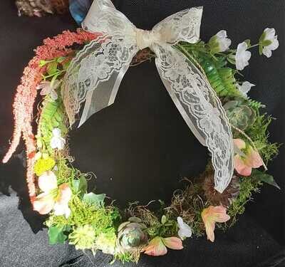 Succulent Wreath Workshop*May6th*1pm