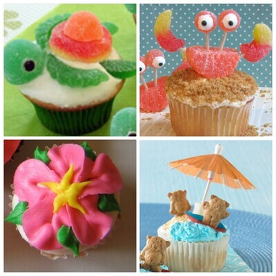 Beach Theme Cupcake Workshop*Aug.12th*12pm