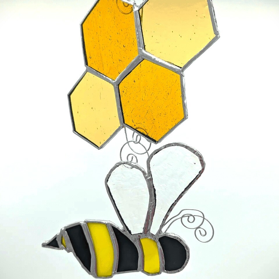 Bee And Honeycomb Suncatcher*Aug.6th*1pm