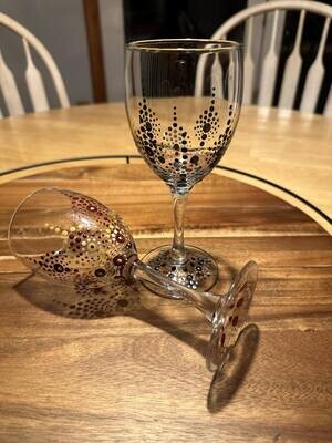 Mandala Inspired Wine Glasses*Jan.20th*12pm