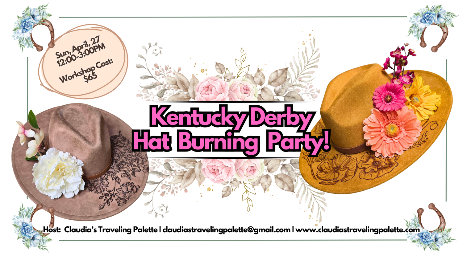 Hat Burning Workshop*April 27th*12pm