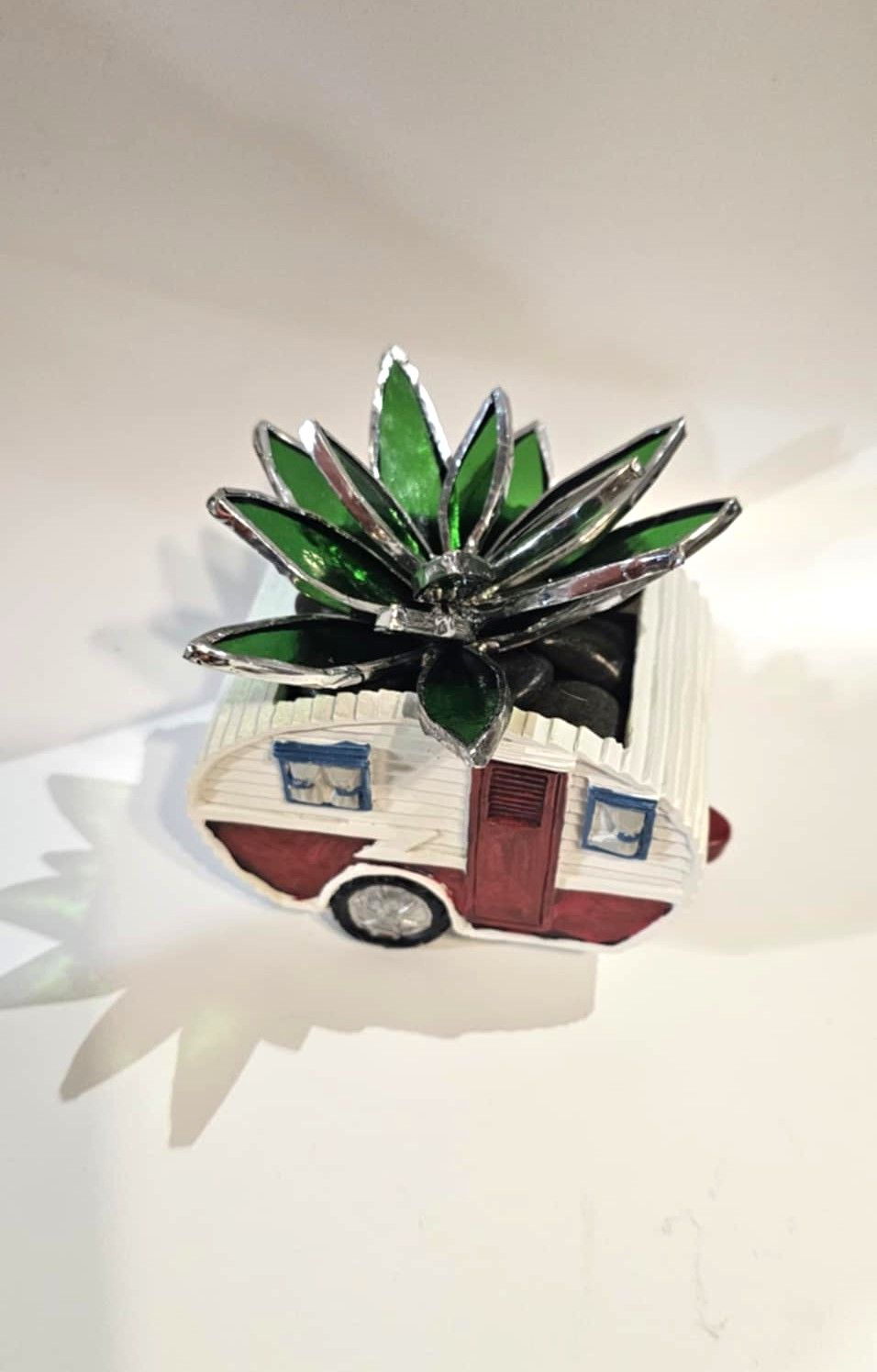 Stained Glass Succulent Planter*Camper*April 12th*12pm