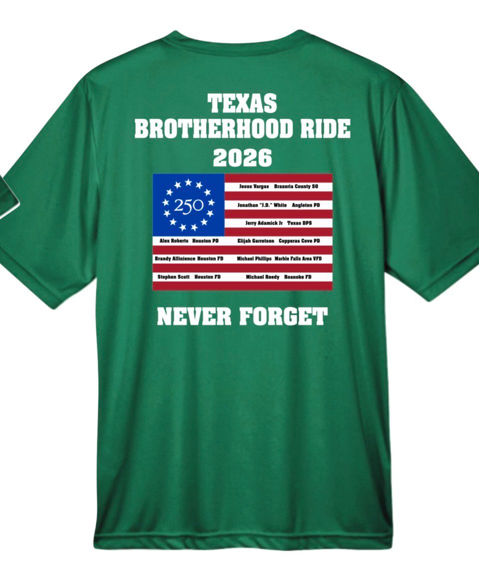 SALE! FREE SHIPPING! TxBHR Support Staff 2026 Ride Tee