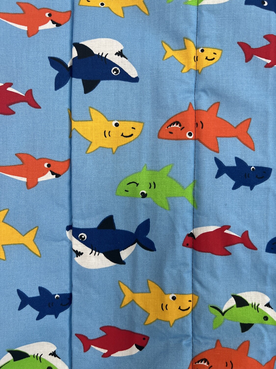 Playful Sharks Blue Nap Mat