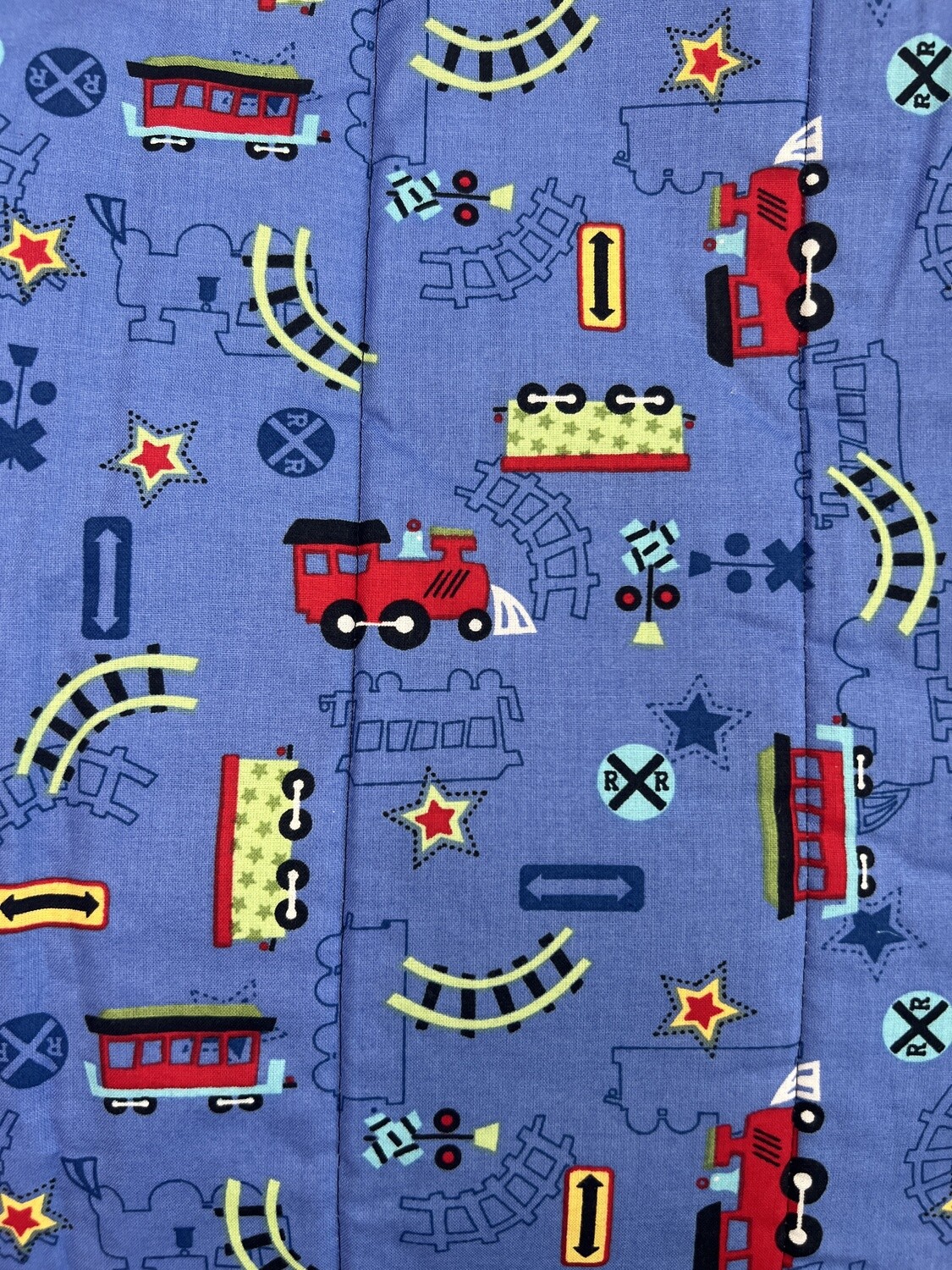 Trains Blue Nap Mat