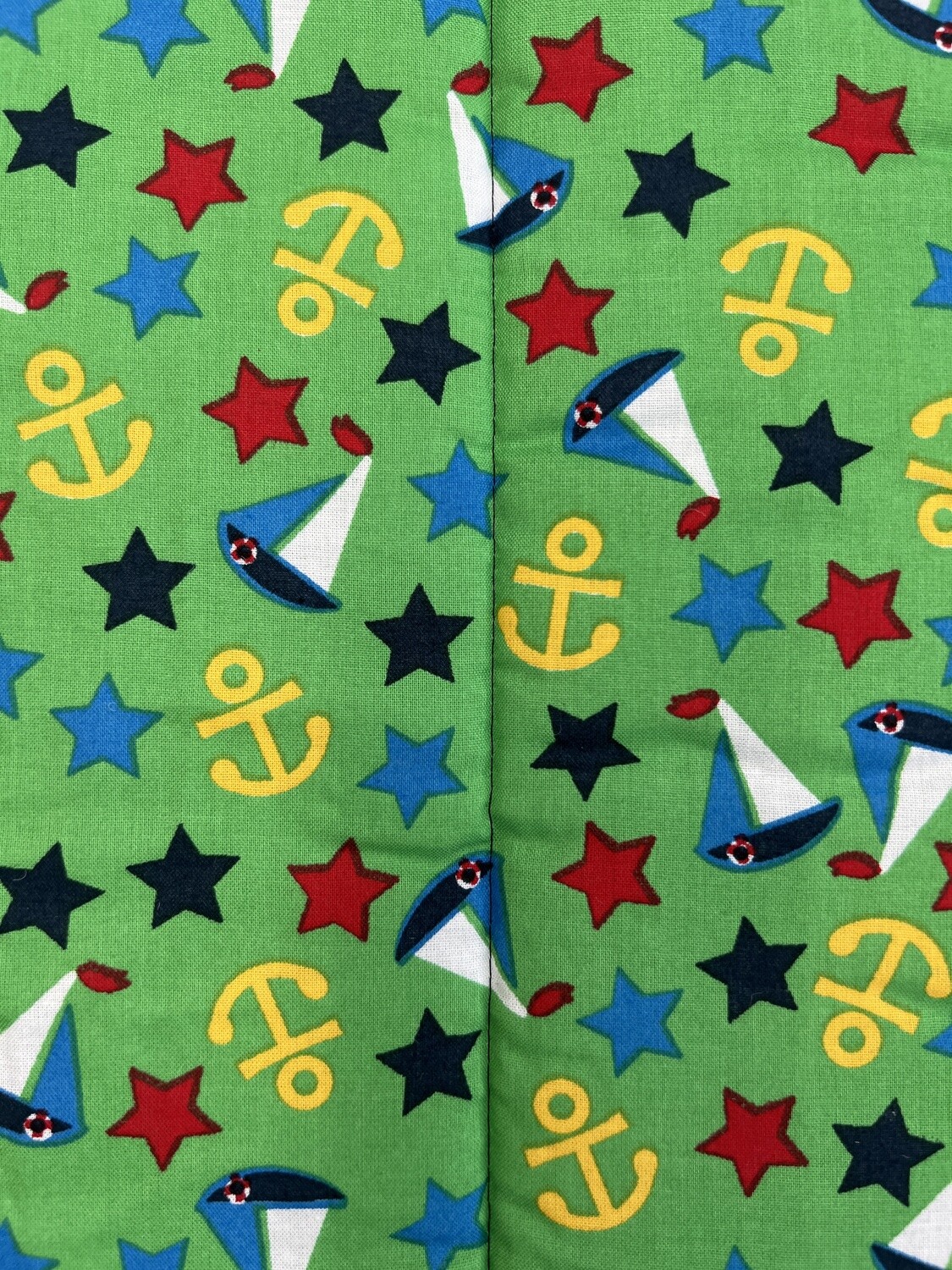 Setting Sail (Green) Blue Nap Mat