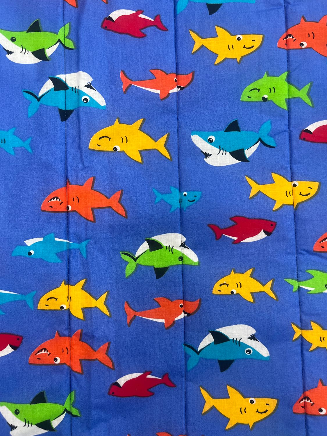 Playful Sharks Orange Nap Mat