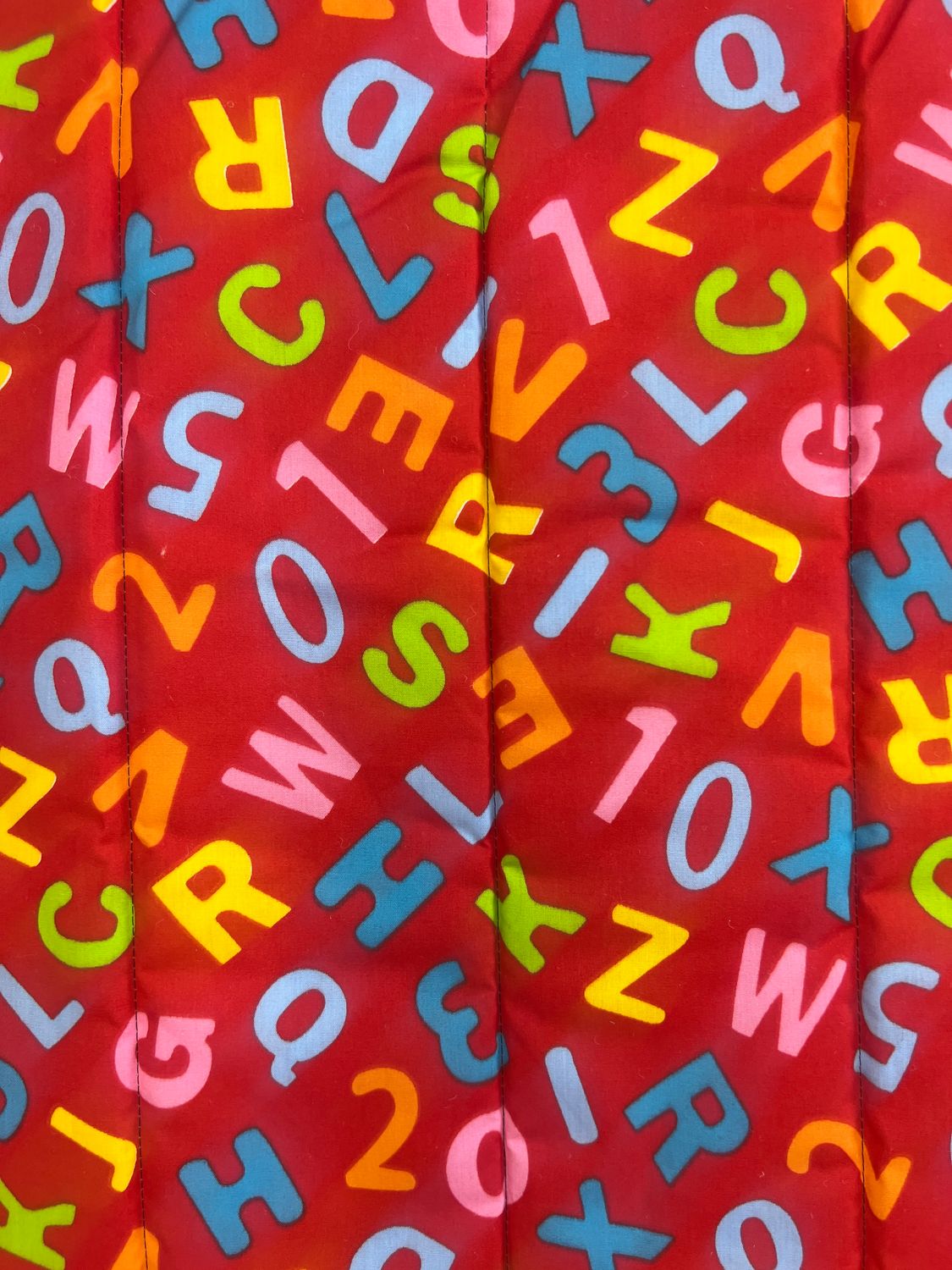 ABC 123 (Red) Teal Nap Mat