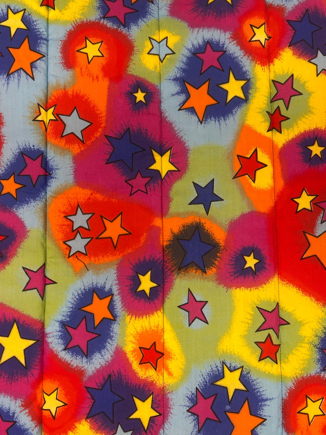 Bold Stars Orange Nap Mat