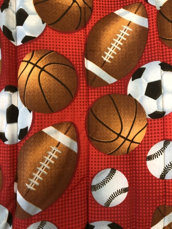 Sports Red Nap Mat