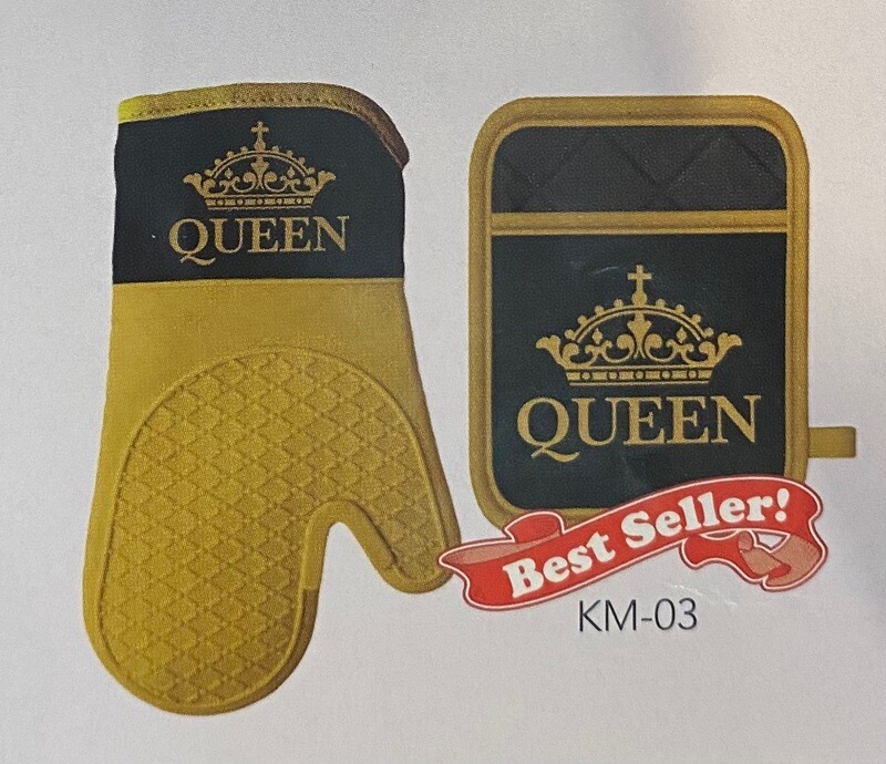 Queen Oven Mit &amp; Pot Holder Set
