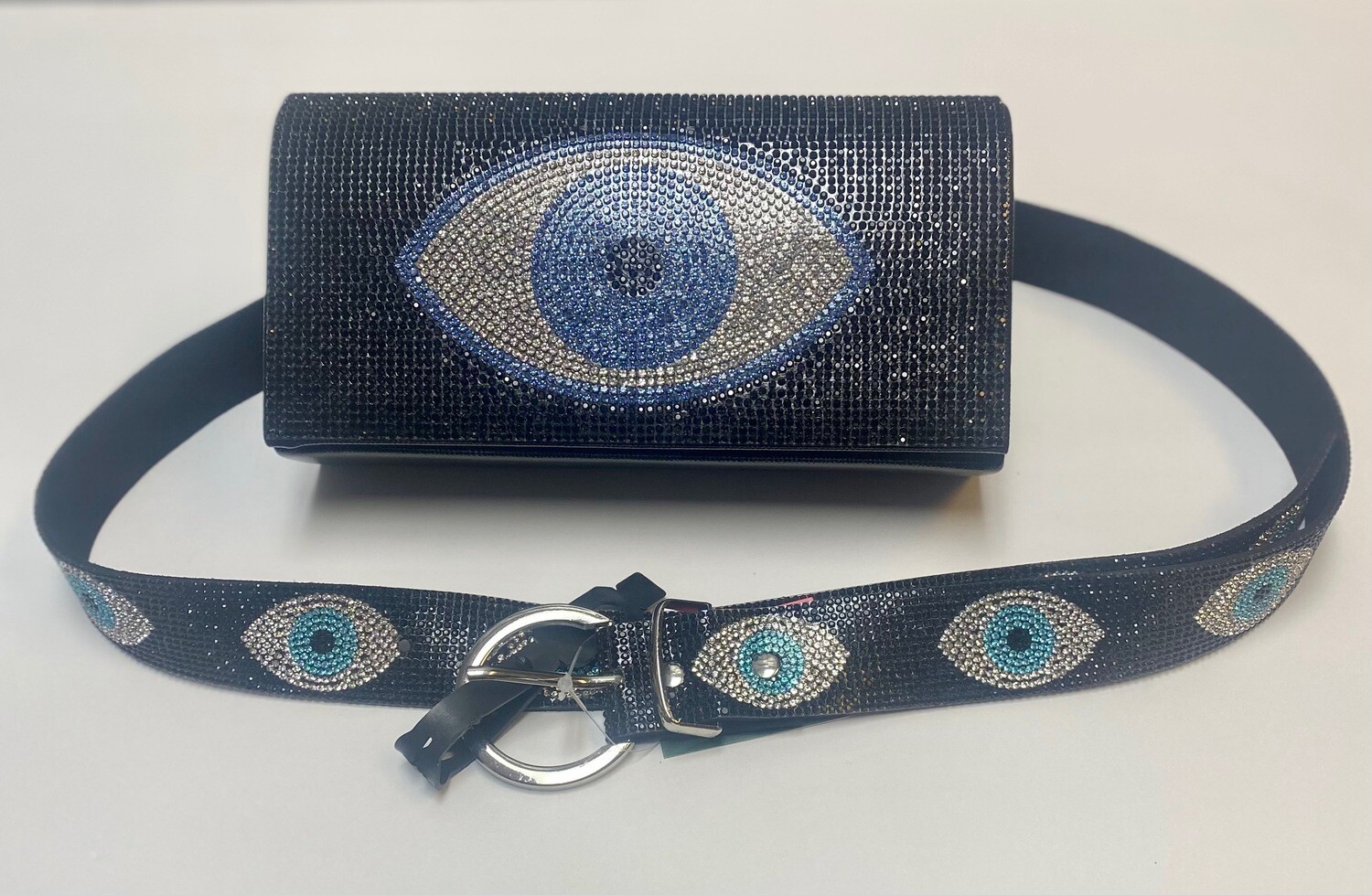 The Eyes Have It! Clutch Bag & Rhinestone Belt (sold separately, choose which)