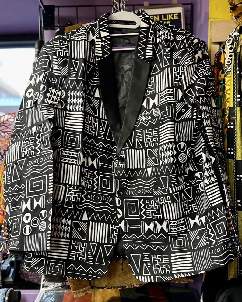 African Print Blazer (choose type and size)