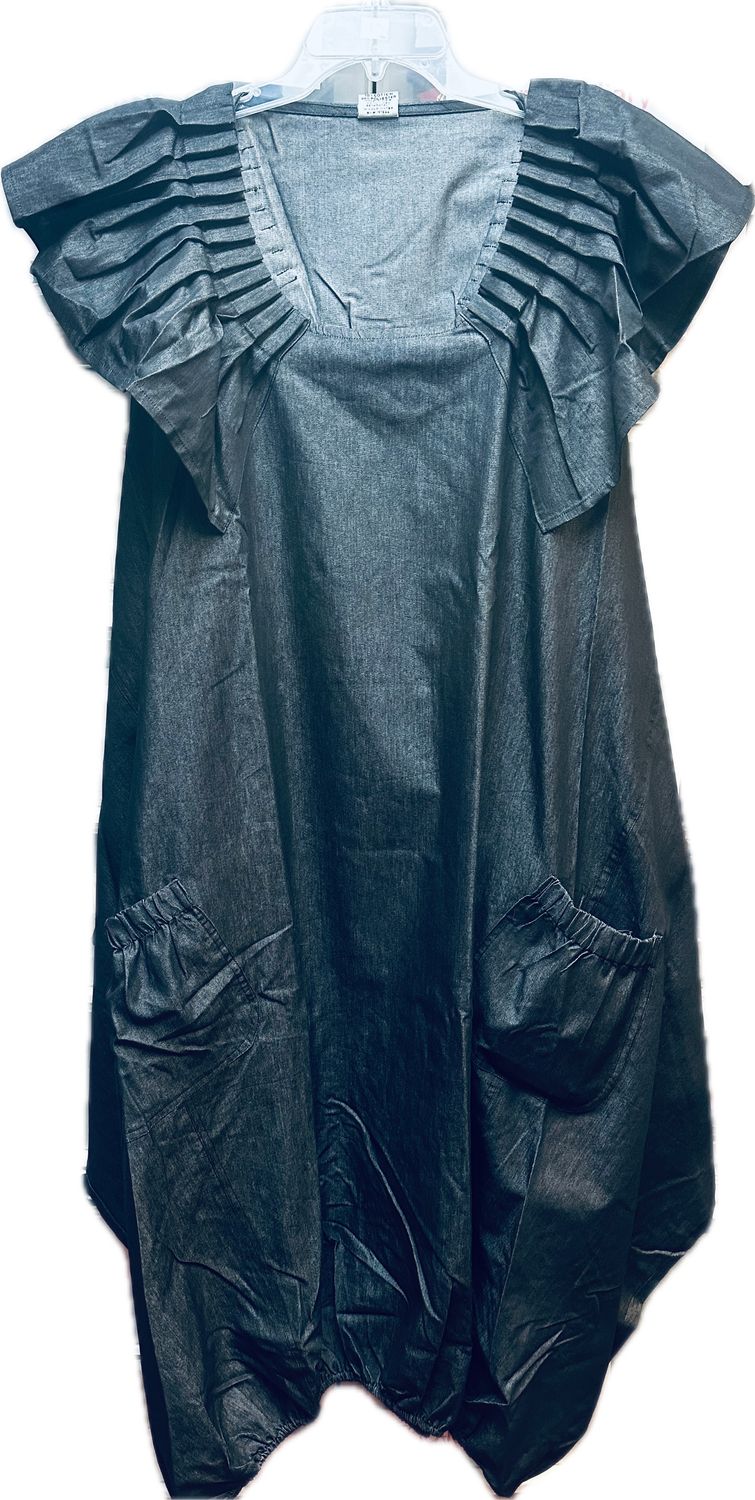 Balloon-Style Dress (choose color)