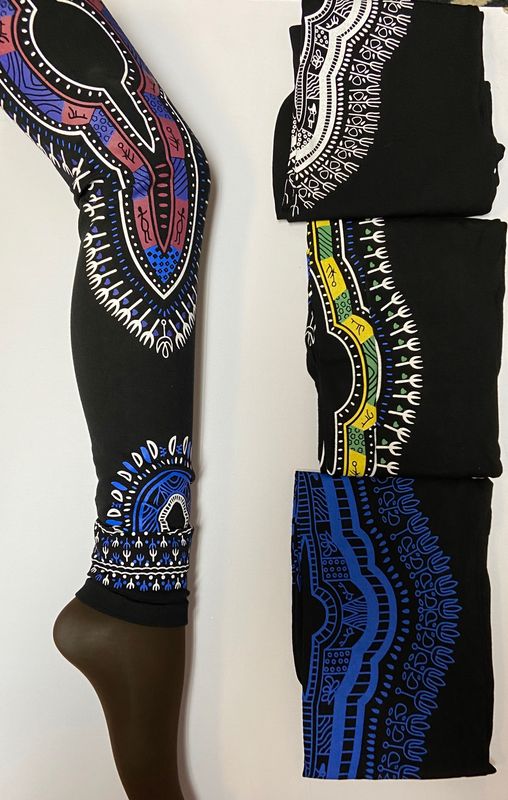 Dhashiki Leggings (White Only)